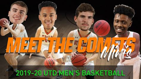 UT DALLAS MEN S BASKETBALL 2019 20 Meet The Comets YouTube