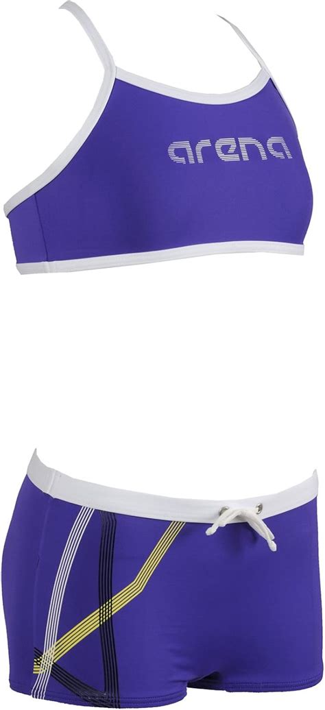Arena M Dchen Bikini Lamit Bright Violet White Amazon De Bekleidung