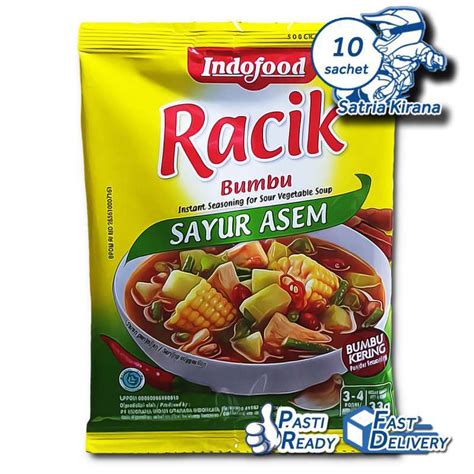 Jual Indofood Bumbu Racik Sayur Asem 33 Gr X 10 Pcs 1 Renteng Di