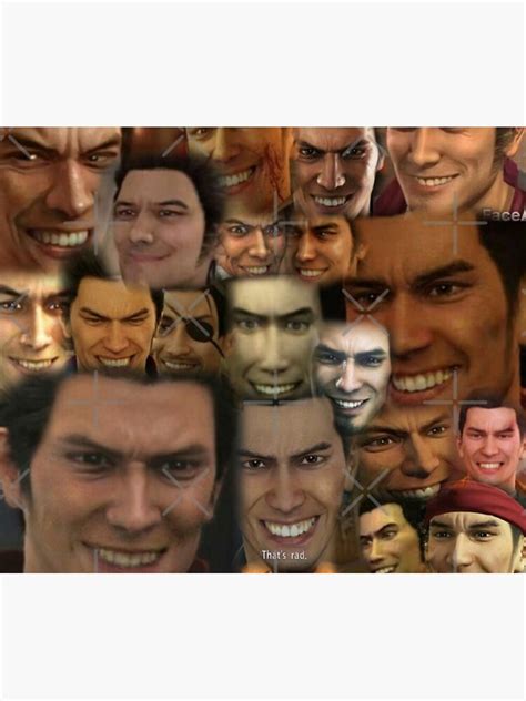 Happy Kazuma Kiryu Sticker For Sale By Nakamoto99 Redbubble