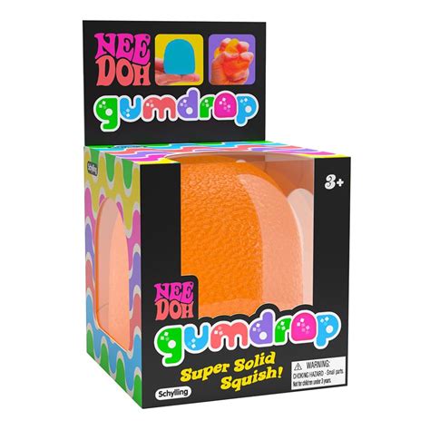 Schylling Needoh Gumdrop Soft Sensory Fidget Toy Collectible