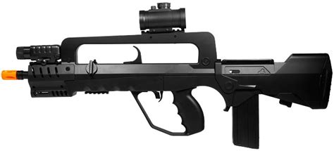 Famas Tactical Black Spring Airsoft Rifle | Pyramyd Air