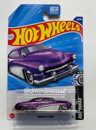 Hot Wheels New 2025 Super Treasure Hunt ‘49 Hirohata Merc Us Card Ebay