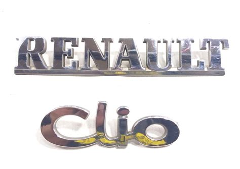 EMBLEMA SIMBOLO LETREIRO TAMPA TRASEIRA RENAULT CLIO ORIGINAL 1999 2000