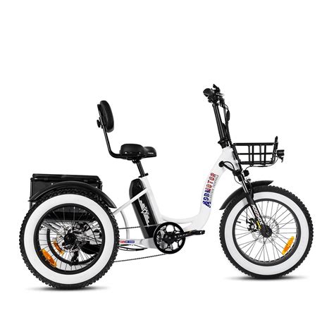 Addmotor M330II Electric Tricycle 85 MI Long Range 750W 48V 20AH Step