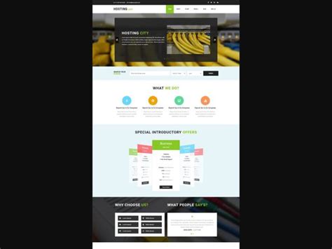 20+ Free Web Hosting Templates HTML5 - TemplatesJungle