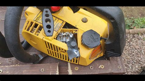 Mcculloch Power Mac Statesman Chainsaw Broken Cover Youtube