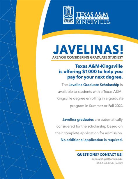 University Scholarships | Texas A&M University Kingsville