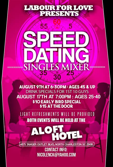 Top Flyer Of The Day Speed Dating Single Mixer Flyer Designed By