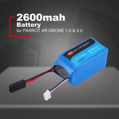 V Mah Lipo Battery Batterie Rechargeable Pour Parrot Ar Drone