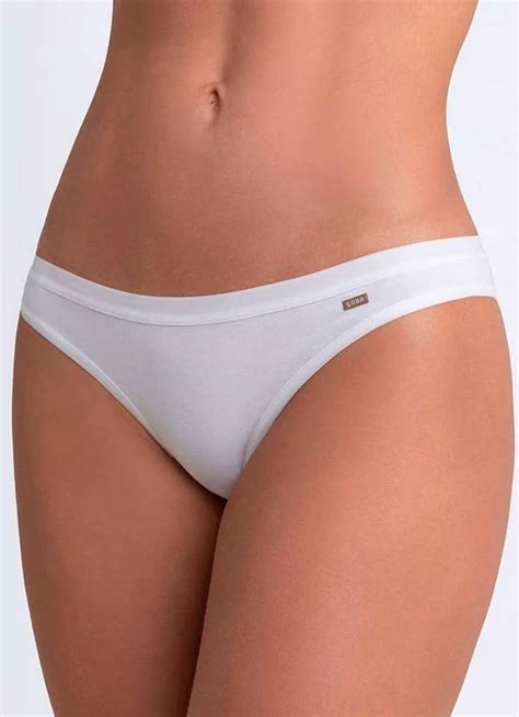 Calcinha Tanga Loba 40354 001 1110 Branco Meias Sao Jorge