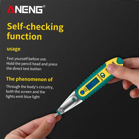 Cheap Aneng Testing Pen Vd Ac Dc V Lcd Digital Display Voltage