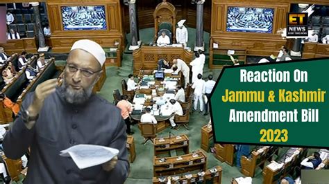 Jammu And Kashmir Reservation Amendment Bill 2023 Asaduddin Owaisi