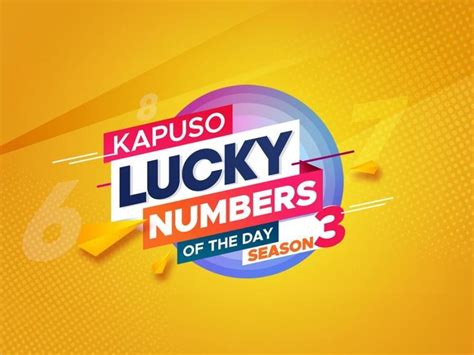 Win Php At The Kapuso Lucky Numbers Of The Day Season Gma