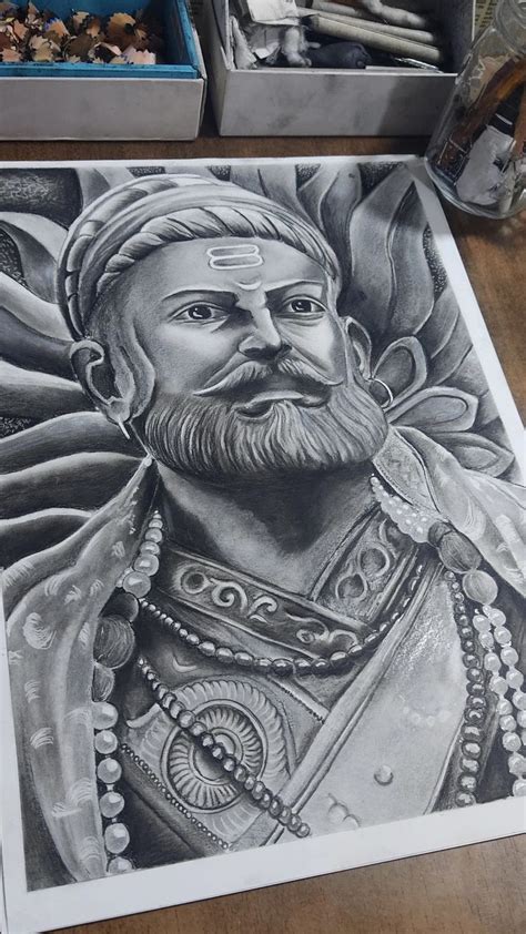 Chatrapati Shivaji Maharaj Sketch Pencil Drawing Images Art Sketches