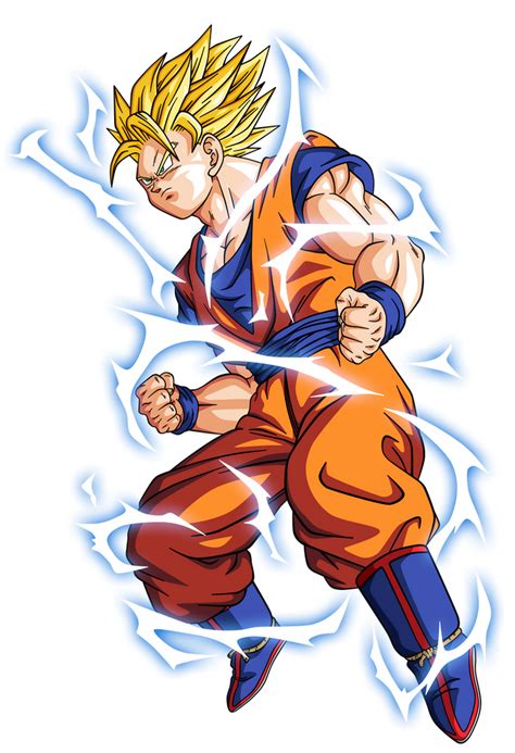 Goku super saiyan 2 by BardockSonic on DeviantArt