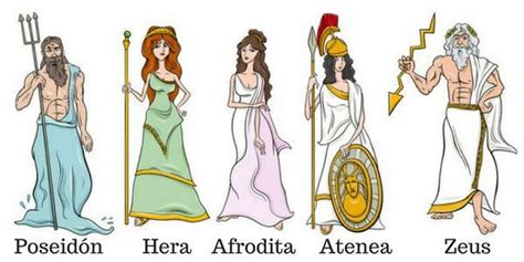 An Image Of Different Types Of People In Ancient Greek Costumes And