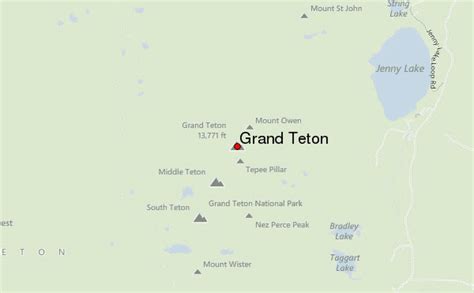 Grand Teton Mountain Information