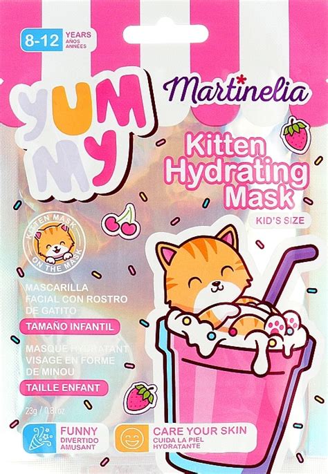 Martinelia Yummy Kitten Face Hydrating Mask Увлажняющая маска для