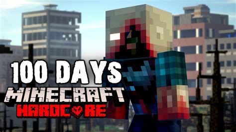 I Spent 100 Days In A Zombie Apocalypse Minecraft Hardcore This Is