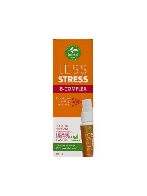 Green Lab Less Stress Sprej 25 Ml Tvornica Zdrave Hrane