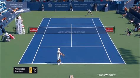 Nishikori 錦織 VS Rublev ルブレフ YAYAFA