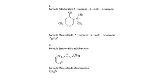 Escreva As Formulas Estruturais Dos Seguintes Compostos A Estrutural