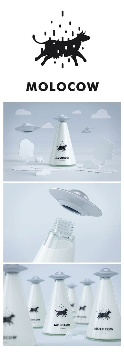 Molocow The Bottles Of Milk That Are Packaged So Special They Look Out Of This World Milk