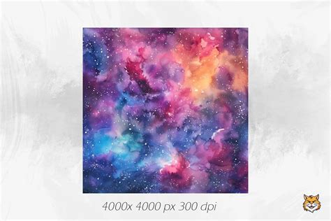 Pastel Galaxy Watercolor Background Graphic by Meow.Backgrounds ...