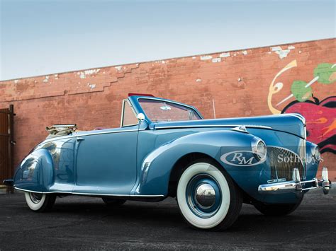 1941 Lincoln Zephyr V 12 Convertible Arizona 2020 RM Sotheby S