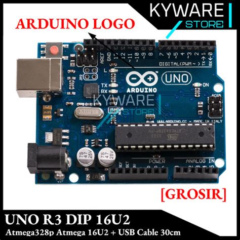 Jual Uno R3 Dip Compatible Arduino Uno Board Atmega328p Atmega 16u2