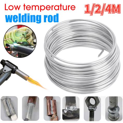 124m Roll Low Temperature Welding Rods Easy Melt Aluminium Flux Cored