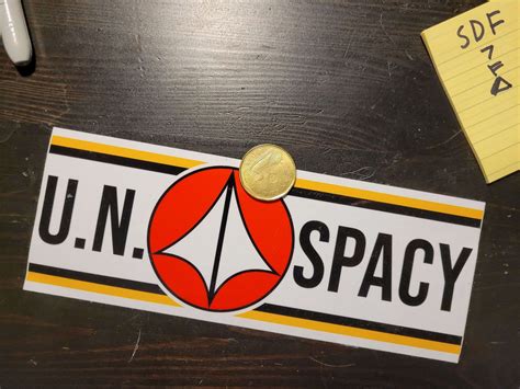 Macross Un Spacy Vinyl Sticker Kommandostore