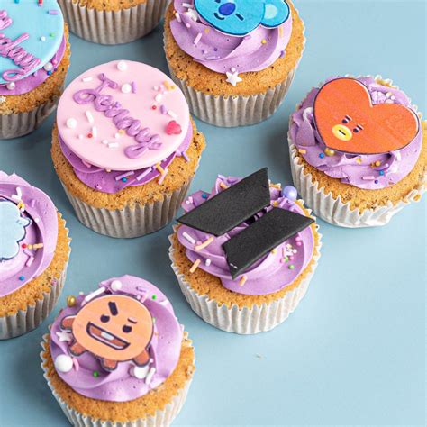 Bt21 Cupcakes Online Cupcake Delivery Singapore Bakers Brew