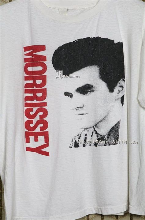 Morrissey T Shirt The Smiths Vintage Rare Soft White Tee Etsy Soft