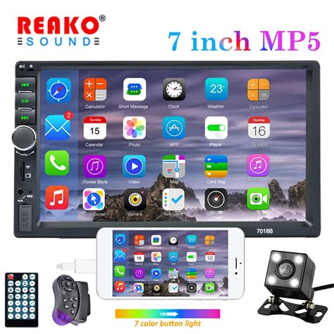 Reako Reproductor Multimedia Con Pantalla T Ctil De Para Coche