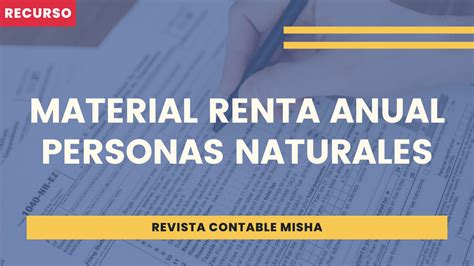 Renta Anual Personas Naturales Victor Pullman