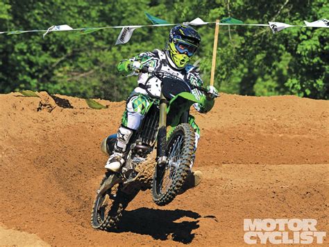 Kawasaki Kx F First Ride Review Dirt Bikes