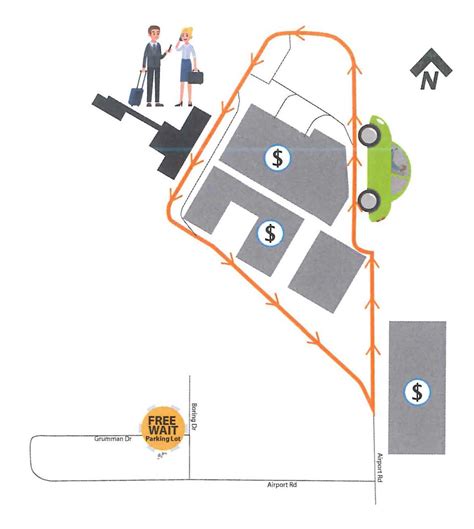 Eugene Airport Parking Map (2025) - All Maps