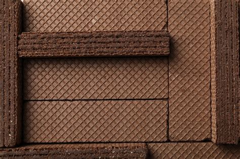 Premium Photo Sweet Chocolate Wafers Texture Background Close Up