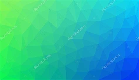 Blue Green Gradient abstract polygon background ⬇ Vector Image by ...