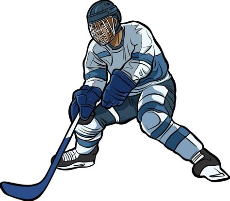 Ice hockey player action clipart 32403133 Vector Art at Vecteezy