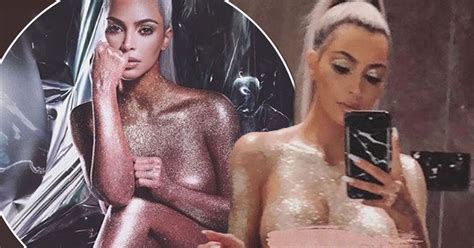 That S Naked Ambition Kim Kardashian Posts Another Nude Selfie To Promote Make Up Range Irish