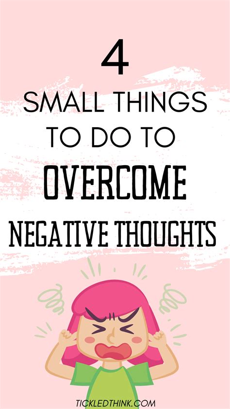 4 Small Things To Do To Overcome Negative Thoughts Artofit