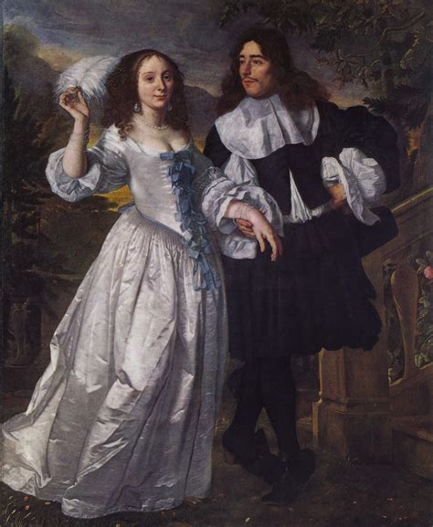 1660 1661 Couple By Bartholomeus Van Der Helst Staatliche Kunsthalle