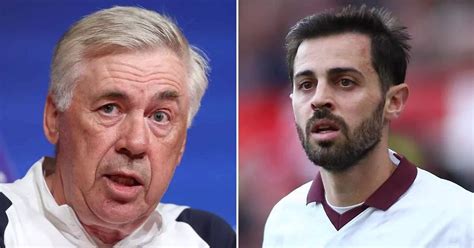 Carlo Ancelotti Fires Back At Bernardo Silva Over Man City Star S Real