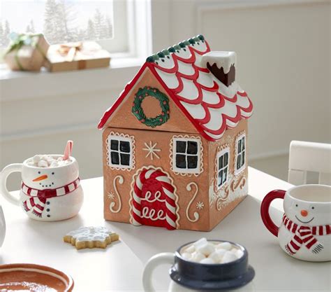 Gingerbread House Cookie Jar Pottery Barn Kids