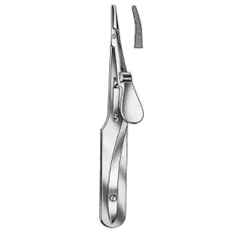 Arruga Micro Needle Holder Curved Cm Inter Links Dental And