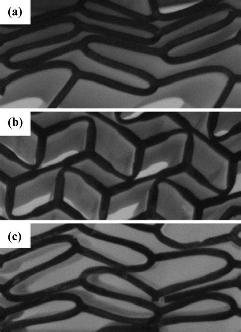 Collapse Configuration Of Honeycomb Cells A Uniform Thickness