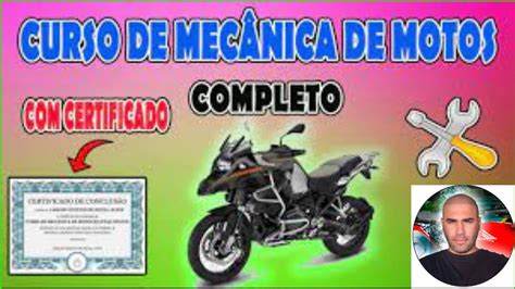 Curso De Mecânica De Motos Online Com Certificado De Conclusão